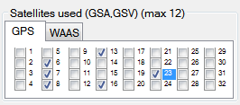 6. Satellites in use